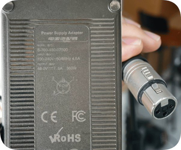 *Brand NEW* Compatible Power Adapter S-360-480-07500, 48V 7.5A 360W, Lockable 3-Pin Terminal Connector Power S